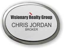 (image for) Visionary Realty Group Silver Oval Executive Badge